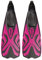 SEAC Unisex-Adult Azzurra Schnorchelflossen für Erwachsene und Kinder, geschlossenes Fußteil aus weichem Gummi, rosa, 36/37