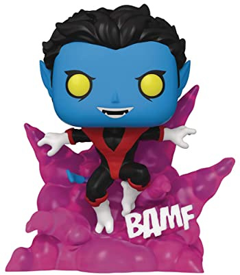 Funko Pop! Deluxe: X-Men - Nightcrawler (Teleporting) (Glows in the Dark) (PX Previews Exclusive) #1124 Bobble-Head Vinyl Figure