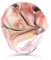 Anellissimo Damenring Murano Glas Pink gewölbt