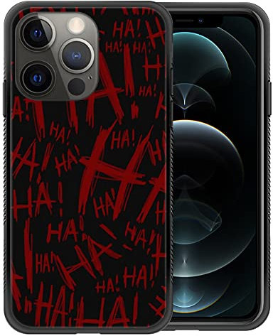 Pinsheng Compatible with iPhone 14 Pro Max Case,Joker Laughter iPhone 14 Pro Max Cases for Men/Women,Four Side Frame Anti-Skid Soft Silicone Shockproof Protection Case for iPhone 14 Pro Max