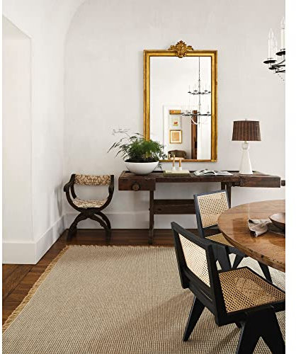 Livabliss x Becki Owens Jute Outdoor - In- und Outdoor für Balkon 200x275 cm, Terrasse, Garten, Küche - e Boho Style für draußen - Braun und Grau