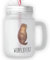 Mr. & Mrs. Panda Personalisiertes Trinkglas Mason Jar Otter Muschel - Personalisierte Geschenke, mit Namen, Fischotter, Motivation, Personalisiertes