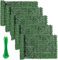 FUOBECIE Künstliche Efeu Garten Sichtschutz, Balkon Sichtschutz Sichtschutz Blätter Efeu Sichtschutz für Gartenhecken Balkon Außendekoration 100 x 300 cm-5er-Pack