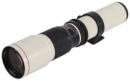 500mm F8-F32 Manuellem Fokus Objektiv, Aluminium Fokussierung Fester Fokus Objektiv, Manuell Fokussiertes Teleobjektiv, für OM Mount-Kamera