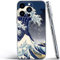 ZackLi Phone Case The Great Wave Off Kanagawa Night Compatible with iPhone XR Case Katsushika Japanese Art Hokusai Shockproof TPU Phone Cover
