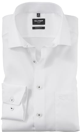 OLYMP Herren Oberhemd Langarm Luxor,Natté,modern fit,Global Kent