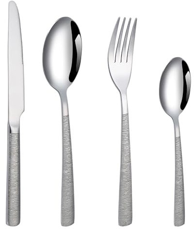 Arthur Martin AM1551 24-Piece Cutlery Set Stainless Steel for 6 People