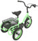 Queeucaer 12 Zoll 3 Räder Dreirad Kinder Fahrräder für Jungen/Mädchen Single Speed Dreirad Fahrrad Hellgrünes Kinderfahrrad 3 Räder Fahrrad Fahrrad, Geschenk für Kinder