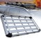 Coffre de toit souple Porte ski pour barre de toit coffre de toit porte bagage voiture Barre Support de Voiture Max.200 kg avec Cadre d'Extension de Toit pour Voiture,Silver-127X97cm