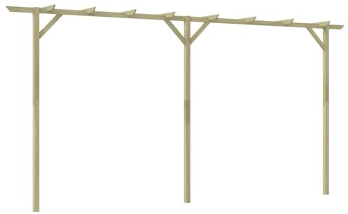 Pergolato da Giardino 410x40x203 cm in Legno (1,79KG)