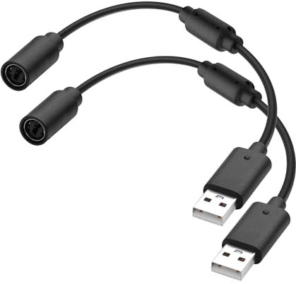 YAODHAOD USB Cable for Xbox 360 Controller, Wired Controller, USB Breakaway Cable, for Microsoft for Xbox 360 Accessories (2)