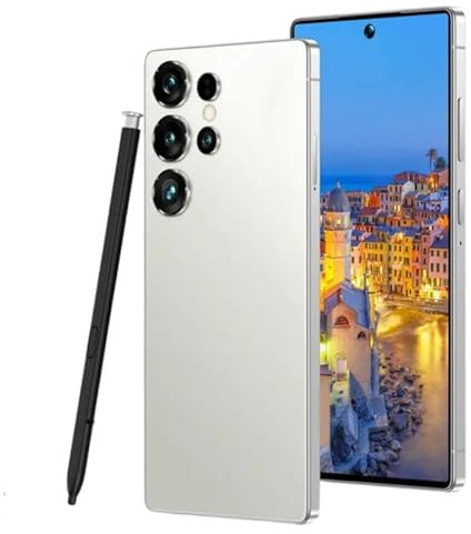 FOXIONO Smartphone ohne Vertrag 8GB+64GB/256GB TF, HandyOcta-Core 90Hz 6.75 HD+, Handy ohne Vertrag 4000mAh,Dual 4G Android Smartphone 13MP+5MP, Dual SIM (weiße)