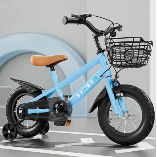 OHMG 12/14/16 Zoll Kinderfahrrad für ab 3-9 Jahre Jungen & Mädchen,Kinder Fahrrad mit Stützrädern, Fahrrad für Kinder, HöHenverstellbar Kinderfahrräder für Schulung Outdoor Reiten