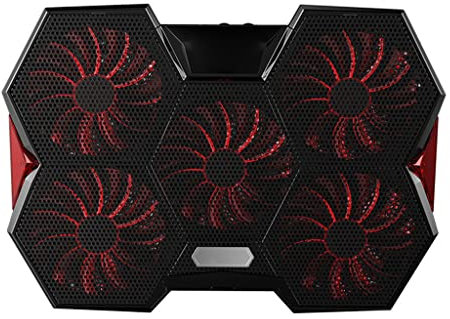 Coolcold New PC Radiator 2 Viewing Angles Notebook Cooler Pad LED Light Gaming Laptop Cooling Stand For 12-17inches Tablet Laptop Cooling Holder