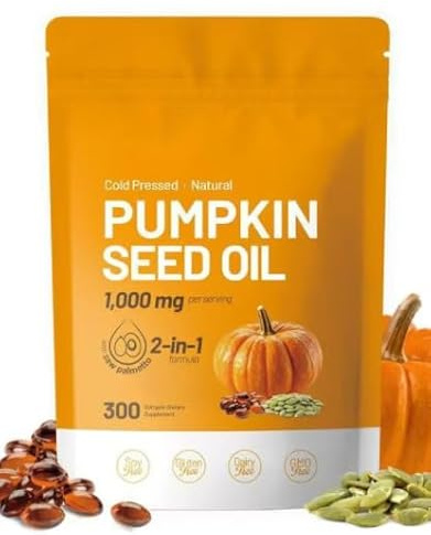 1 pezzo, Saw Palmetto con semi di zucca, senza soia, senza latticini, senza OGM | Supporta i capelli