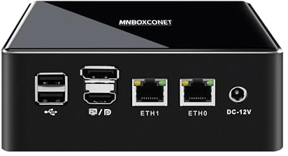MNBOXCONET Mini PC Twin Lake N350(8C/8T) CPU, DDR5 Barebone, M.2 M Key SATA/NVME SSD, 2 x i226V 2.5GB LAN, UHD Graphics, Triple 4K Display, Wifi/BT For Business and Home Cinema