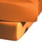 fleuresse Jenny C klassisches Jersey-Spannlaken, 100% Baumwolle, mit praktischem Rundumgummi, Fb. Orange, Größe 100 x 200 cm, auch passend für 90 x 190/200