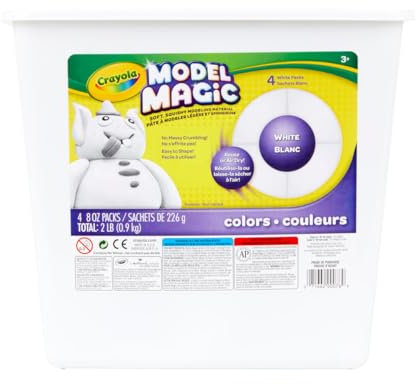 CRAYOLA Model Magic Bucket - Soft Modelling Compound | Kids Arts Age 3+ & Crafts | Ideal For Kids Aged 3+