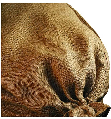 NOOR Jutesäcke natur (extra stark) I SB-Pack Größe S (60 x 105cm) I 3 Gartensäcke zur Lagerung von Gartenabfällen I Lebensmittelsichere Jutetasche mit gesäumter Öffnung I Wiederverwendbar und recycelbar