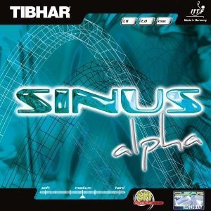 Tibhar Tischtennisbelag Sinus Alpha rot max mm