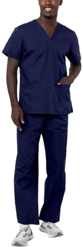 Adar Universal Unisex Pflegebekleidung - Unisex Set mit Kordelzug