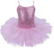 IEFIEL Justaucorps Danse Classique Ballet Tutu Paillettés sans Manches Enfant Fille Leotard Gymnastique Rose 6-7 Ans