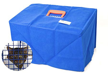 MDC Cat Carrier Cover – Lightweight, Cover for Plastic Pet Carrier for Travel, Vet Visits & Catteries – Easy Assembly, Ventilated & Secure for Cats & Kittens