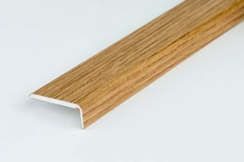 SELF-Adhesive Oak Walnut Threshold 1M Door Stops End Laminate Floor Edge Strip Trim TMW Profiles (Antique Oak)
