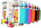 Willceal Fruit-Ei Wasser Flasche 900 ml Langlebig, groß – BPA Frei Tritan, Flip Deckel, Auslaufsicher Design – Sport, Camping, Rose Gold