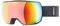 uvex compact FM - Skibrille für Damen und Herren - verspiegelt - verzerrungs- & beschlagfrei - black matt/rainbow-rose - one size