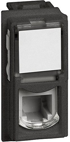 Bticino Living Now Connettore Rj11 (4/6) K10, Nero