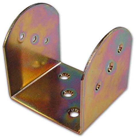 SUPPORTO PER TRAVI IN ACCIAIO ZINCO+ AD U (Misura 70x70 mm.3 mm. cf. 12 pz.)
