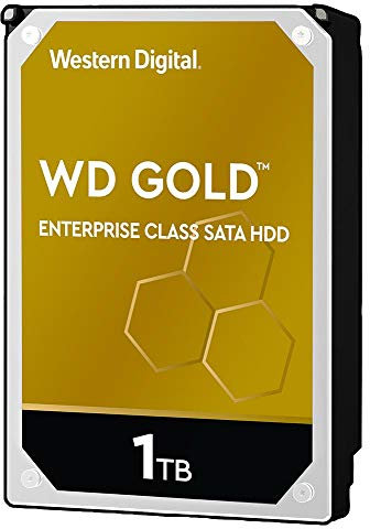 Hard Drive, Gold, 3.5 1Tb, Datacenter, Cache Buffer 128MB, Drive Interface SATA 6 Gb/s, Drive Size 3.5, Drive Type Internal, Hard Drive Capacity 1TB, Product Range WD Gold, Rotational Speed 7200rpm,