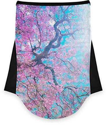 AJINGA Gesichtsbedeckungen, Bandana, Ohrschlaufen, stilvoll, Hanami Blossom Festival, genießen Sie Kirsche, Japan, Frauen, Halstuch, Gamaschen für Staub, Wind, Motorrad, Herren