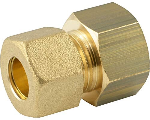 Fittingteile - Gerade Klemmringverschraubungen mit zylindrischem Innengewinde (Gewindegröße: G 1/2 - Rohr Ø außen: 10 mm)