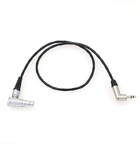 HangTon Tentacle Sync Timecode Eingangskabel für Red Komo 6K V-Raptor 8K Kamera 3,5 mm TRS auf rechtwinkligem 9-poligem Winkel