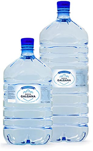 Botella de agua natural de 18 litros de Pet con conexión estándar para dispensador, dispensadores y bebidas para casa y oficina