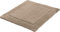 Erwin Müller WC-Vorlage, WC-Matte ohne Ausschnitt Uni Serie Stuttgart Taupe Größe 60x60 cm - extra dick, Wende-Design, 100% Baumwolle