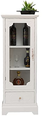 WAOCEO Weinregale Moderner minimalistischer Weinschrank, multifunktionales Holzaufbewahrungsschrank for Weinbars und Wohnkultur barschrank