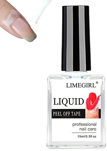15ml Peel off Nail Polish for Nails, 1 Latex Nail Polish Barrier, Easy Peel Polish Barrier, Anti-overflow Glue, Manicure Edge Protection