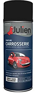 Julien Peinture Aérosol Relooking pour Carrosserie - Voitures et 2 roues - Noir Obsidienne Pearl 400ml