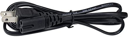 SCHAAN 55 pulgadas de 4 pies C.A. Tipo de pared 2-PIN nosotros Cable de enchufe estándar 58 65 TELEVISIÓN LED, Monitor, impresora, laptop Fit for Samsung Fit for Lg Adecuado Asus Apto for Sony Fit f