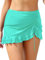 SHEKINI Mujer Deportiva Traje de Baño Falda Corta Baderock Traje de Baño Incorporado Bikini Informal Falda Deportiva Falda Natación, Mar verde., L