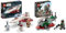 LEGO 75333 Star Wars Obi-Wan Kenobis Jedi Starfighter & Star Wars 75344 Das Boba Fett -Mikrofighter -Schiff, Fahrzeug mit Figuren, der Mandalorianer