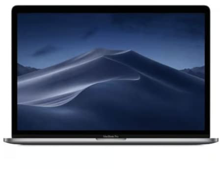 2019 Apple MacBook Pro with 2.6GHz Intel Core i7 (15-inch, 16GB RAM, 512GB SSD Storage) (QWERTY English) Space Gray (Renewed)