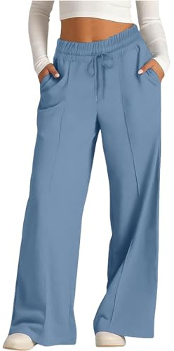 Cocila Deals of The Day Sale Plus Size Palazo Pants Sherpa Lined Leggings Women High Waist Stretchy Pants Ladies Light Summer Trousers Dress Pants for Ladies Warehouse Clearance Bargains Sale