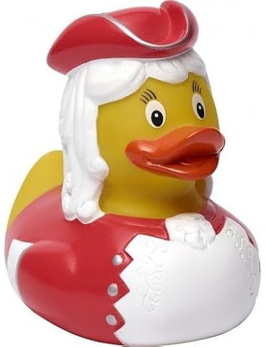 Funkemariechen rot - Fasching - Karneval ? Quietscheente - Badeente - ca. 8 cm gross