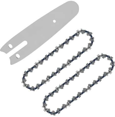2 Catene per Motosega da 4 Pollici, Ricaricabili, Resistenti alle Alte Temperature e all'Usura, per Motosega da Giardino, Adatta per Motosega, Compatibile con Tutte Le Mini Motoseghe da 4