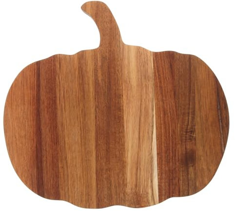 COLLBATH Tagliere Di Legno Forma Di Zucca Tagliere Multifunzionale Per Frutta Verdura e Facile Da Pulire Per Cucina e Feste Di Halloween