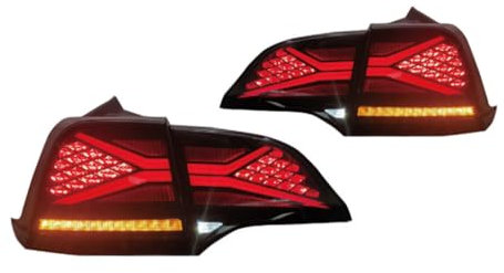 JTNDSHDP Rückleuchten für Tesla Model Y 2021,Rücklichter Blinker Bremslicht Rückfahrscheinwerfer Auto Rücklicht Zubehör